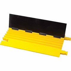 Checkers - On Floor Cable Covers Cover Material: Polyurethane Number of Channels: 5 - Americas Industrial Supply