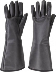 PRO-SAFE - Size S Aramid Lined Silicone Heat Resistant Glove - 13-1/2" OAL, Gauntlet Cuff - Americas Industrial Supply