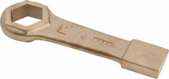 Ampco - 1-7/8" 6 Point Striking Box Wrench - Single End, 10-5/8" OAL, Aluminum Bronze - Americas Industrial Supply