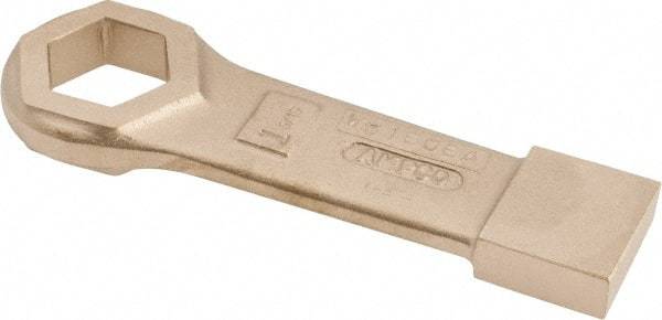 Ampco - 1-5/16" 6 Point Striking Box Wrench - Single End, 7-1/2" OAL, Aluminum Bronze - Americas Industrial Supply