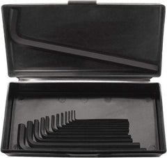 Bondhus - 13 Piece L-Key Hex Key Set - Hex Range 1/16 to 1/2", 9" OAL, Protanium High Torque Steel - Americas Industrial Supply
