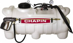 Chapin - 25 Gal Chemical Safe Garden Hand Sprayer - Use with Cleaners/Degreasers, Polyethylene Tank, Wide Mouth, Reinforced Hose - Americas Industrial Supply