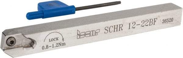 Iscar - SCH, External, Right Hand, 0.315" Max Depth of Cut, 0.02 to 0.098" Groove Width, Indexable Grooving Tool Holder - SCIR 22 Insert Compatibility, 0.472" Shank Height, 0.472" Shank Width, 4.921" OAL - Americas Industrial Supply