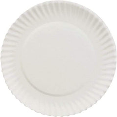 AJM Packaging Corporation - Paper Plates, 6" - White - Americas Industrial Supply