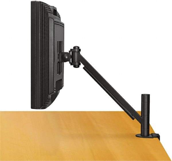 FELLOWES - AV Mounts, Arms and Hardware , Holds Monitor - 20 Lbs. Load Capacity, Desk Mount Rotating and Tilting - Americas Industrial Supply