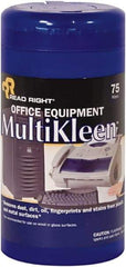 READ RIGHT - Pre-Moistened General Purpose Wipes - Pop-Up, 6-1/2" x 5" Sheet Size, White - Americas Industrial Supply