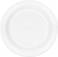 DART - Dart Concorde Foam Plates, 9" - White - Americas Industrial Supply