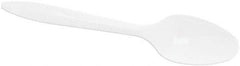 DART - Dart Style Setter Mediumweight Plastic Teaspoons - White - Americas Industrial Supply