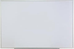 UNIVERSAL - 48" High x 72" Wide Erasable Melamine Marker Boards - Anodized Aluminum, 0.6" Deep, Includes Mounting Kit - Americas Industrial Supply