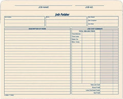 TOPS - 8-1/2 x 11", Letter Size, Manila, File Folders with Top Tab - 11 Point Stock, Straight Tab Cut Location - Americas Industrial Supply