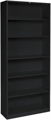 Hon - 5 Shelf, 60-1/8" High x 36" Wide Bookcase - 11" Deep, Laminated, Mahogany - Americas Industrial Supply