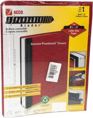 ACCO - 8-1/2 x 11", Letter Size, Blue, Data Binders - 11 Point Stock - Americas Industrial Supply