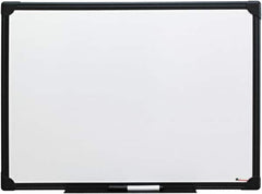 UNIVERSAL - 18" High x 24" Wide Erasable Melamine Marker Boards - Anodized Aluminum, 30.8" Deep, Includes Mounting Kit - Americas Industrial Supply