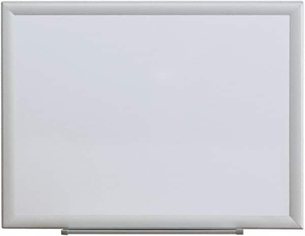 UNIVERSAL - 18" High x 24" Wide Erasable Melamine Marker Boards - Aluminum Frame, 25.8" Deep, Includes Mounting Kit - Americas Industrial Supply