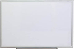 UNIVERSAL - 24" High x 36" Wide Erasable Melamine Marker Boards - Aluminum Frame, 38.2" Deep, Includes Mounting Kit - Americas Industrial Supply