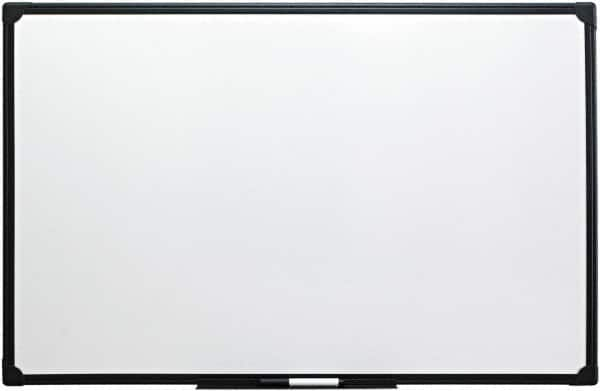 UNIVERSAL - 24" High x 36" Wide Erasable Melamine Marker Boards - Anodized Aluminum, 42-1/4" Deep, Includes Mounting Kit - Americas Industrial Supply