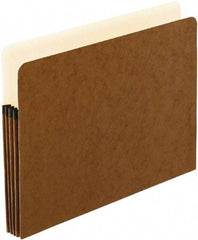 Pendaflex - 8-1/2 x 11", Letter Size, Red, Expandable File Folders with Top Tab Pocket - 11 Point Stock - Americas Industrial Supply