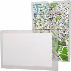 OXFORD - 50 Piece Clear Sheet Protectors-Envelopes - 8" High x 5" Wide - Americas Industrial Supply