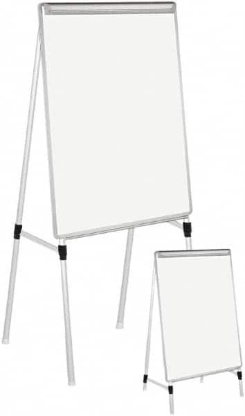 UNIVERSAL - Adjustable Whiteboard Easel - 41 Inch High - Americas Industrial Supply