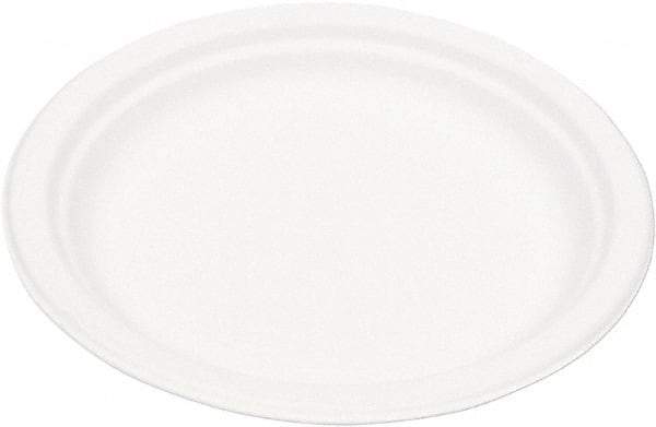 ECO PRODUCTS - Eco-Products Compostable Sugarcane Dinnerware, 9" Plate - White - Americas Industrial Supply