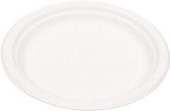 ECO PRODUCTS - Eco-Products Compostable Sugarcane Dinnerware, 9" Plate - White - Americas Industrial Supply