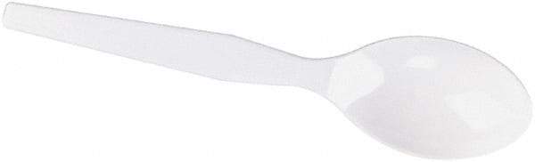 Dixie - Dixie Plastic Tableware, Heavy Mediumweight Teaspoons - White - Americas Industrial Supply