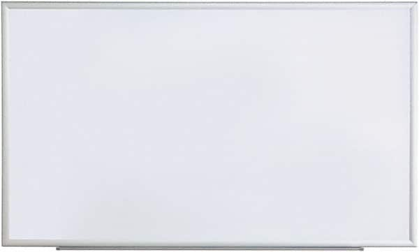 UNIVERSAL - 36" High x 60" Wide Erasable Melamine Marker Boards - Anodized Aluminum, 62.6" Deep, Includes Mounting Kit - Americas Industrial Supply