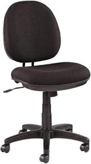 ALERA - 16-1/2" High Office/Managerial/Executive Chair - 19" Wide x 17" Deep, 100% Acrylic Seat, Black - Americas Industrial Supply