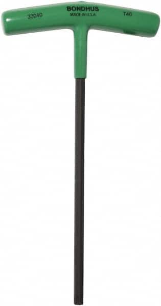 Bondhus - T40 Standard Torx Key - T-Handle Cushion Grip, Protanium High Torque Steel - Americas Industrial Supply