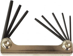 Bondhus - 8 Piece T6 to T25 Fold-Up Torx Key Set - T6, T7, T8, T9, T10, T15, T20, T25 Torx Size - Americas Industrial Supply