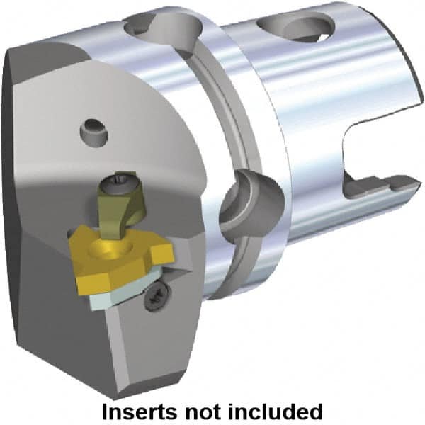 Kennametal - Insert Style LT 27EL, 45mm Head Length, Left Hand Cut, External Modular Threading Cutting Unit Head - System Size KM40TS, 27mm Center to Cutting Edge, Series LT Threading - Americas Industrial Supply