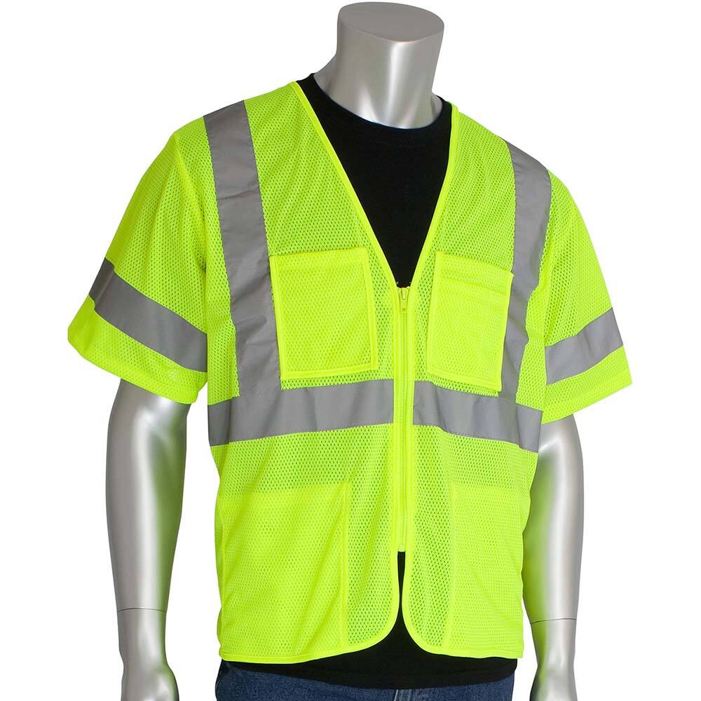 PIP - High Visibility Vests Vest Style: General Purpose; Surveyor's Vest Type: Hi Visibility - Americas Industrial Supply