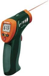 Extech - -20 to 332°C (-4 to 630°F) Infrared Thermometer - 8:1 Distance to Spot Ratio - Americas Industrial Supply