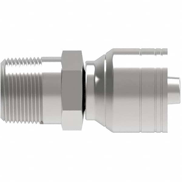 Eaton - Hydraulic Hose Fittings & Couplings Type: Male Pipe, Rigid Hose Diameter: 1/2 (Inch) - Americas Industrial Supply