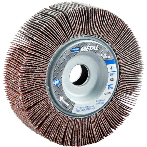 4″ × 1″ × 5/8″ Metalite R265 Flap Wheel 60 Grit Aluminum Oxide - Americas Industrial Supply