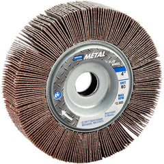 4″ × 1″ × 5/8″ Metalite R265 Flap Wheel 80 Grit Aluminum Oxide - Americas Industrial Supply