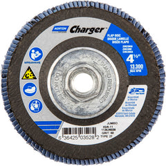 ‎4-1/2″ × 1/4″ × 5/8″ Jumbo Charger R822 Flap Disc Type 27 Jumbo 60 Grit - Americas Industrial Supply