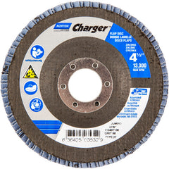 ‎4-1/2″ × 1/4″ × 7/8″ Jumbo Charger R822 Flap Disc Type 27 Jumbo 60 Grit - Americas Industrial Supply