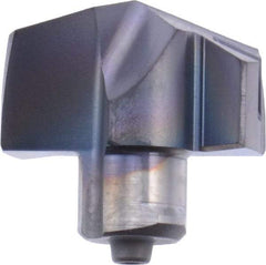 Iscar - Series ICP, 0.669" Diam Grade IC908 140° Replaceable Drill Tip - Carbide, TiAlN Finish - Americas Industrial Supply
