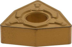 Sumitomo - WNMG432 EGU AC820P Grade Carbide Turning Insert - Al2O3 Coated, 80° Trigon, 1/2" Inscr Circle, 3/16" Thick, 0° Relief Angle, 1/32" Cnr Rad - Americas Industrial Supply