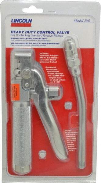 Lincoln - 1/4 Inlet Thread, 1/8 Outlet Thread, Steel Grease Control Valve - FNPT Outlet Thread, FNPT Inlet Thread - Americas Industrial Supply