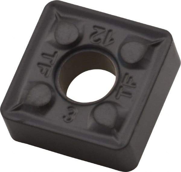 Iscar - SNMG433 TF Grade IC907 Carbide Turning Insert - TiAlN/TiN Finish, 90° Square, 1/2" Inscr Circle, 3/16" Thick, 3/64" Corner Radius - Americas Industrial Supply