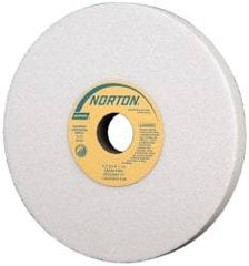 Norton - 8" Diam x 1-1/4" Hole x 3/4" Thick, I Hardness, 46 Grit Surface Grinding Wheel - Aluminum Oxide, Type 1, Coarse Grade, 3,105 Max RPM, Vitrified Bond, No Recess - Americas Industrial Supply