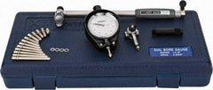 Fowler - 15 Anvil, 1.4 to 6" Dial Bore Gage - 0.0005" Graduation, 6" Gage Depth, Carbide Anvil - Americas Industrial Supply
