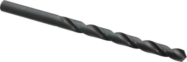 Cleveland - Letter D 118° High Speed Steel Jobber Drill - Oxide Finish, Right Hand Cut, Spiral Flute, Straight Shank, 4" OAL, Standard Point - Americas Industrial Supply