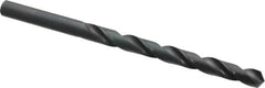 Cleveland - Letter D 118° High Speed Steel Jobber Drill - Oxide Finish, Right Hand Cut, Spiral Flute, Straight Shank, 4" OAL, Standard Point - Americas Industrial Supply