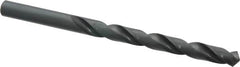 Cleveland - Letter L 118° High Speed Steel Jobber Drill - Oxide Finish, Right Hand Cut, Spiral Flute, Straight Shank, 4-1/4" OAL, Standard Point - Americas Industrial Supply