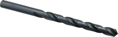 Cleveland - Letter M 118° High Speed Steel Jobber Drill - Oxide Finish, Right Hand Cut, Spiral Flute, Straight Shank, 4-3/8" OAL, Standard Point - Americas Industrial Supply