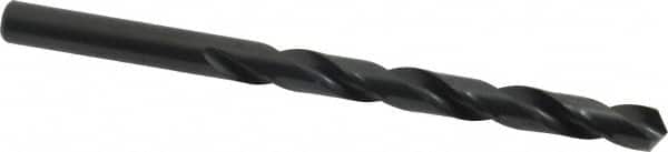 Cleveland - Letter O 118° High Speed Steel Jobber Drill - Oxide Finish, Right Hand Cut, Spiral Flute, Straight Shank, 4-1/2" OAL, Standard Point - Americas Industrial Supply