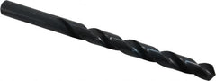 Cleveland - Letter Q 118° High Speed Steel Jobber Drill - Oxide Finish, Right Hand Cut, Spiral Flute, Straight Shank, 4-3/4" OAL, Standard Point - Americas Industrial Supply